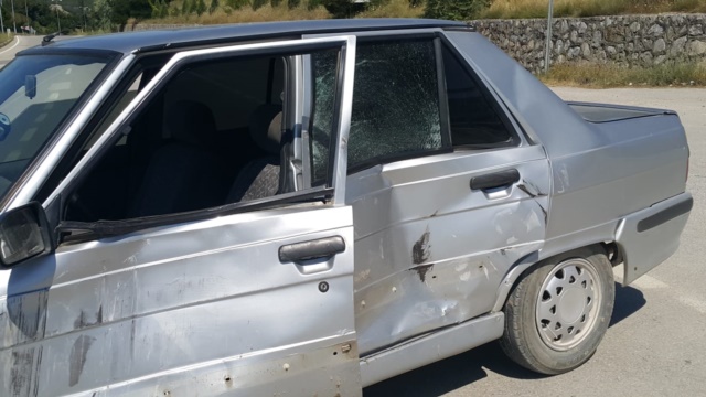 Boyabat Otogar Kavşağında Trafik Kazası 1 Yaralı7