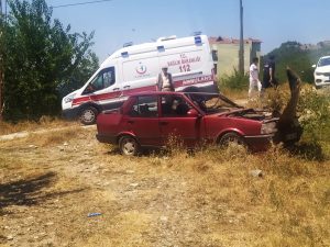 Boyabat Durağan Arasında Trafik Kazası 3 Yaralı
