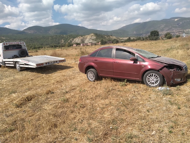 Boyabat'ta Trafik Kazası 1 Yaralı4
