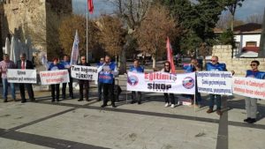Eğitim İş Sendikası  Sinop Şubesi 24 Kasım Öğretmenler Günü Basın Açıklaması