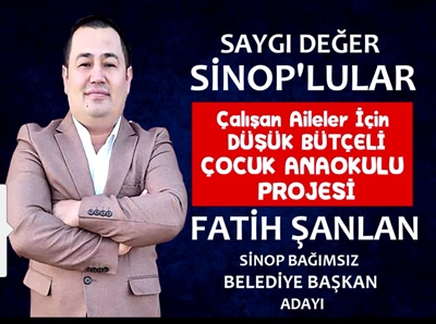 Sinop Belediye başkanlığı için