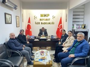 Ak Parti Boyabat Belediye Başkan Aday Adayı Zehra Okur Akdemirden MHP Ziyareti