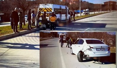 Boyabat’ta Okul Servis Minibüsü Kaza Yaptı  10 Yaralı