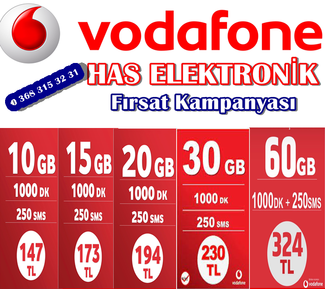 Has Elektronik Boyabat Vodafone Bayiinden Şok Kampanya