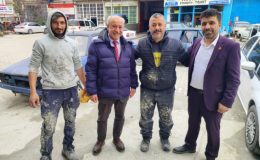 BTP Boyabat Belediye Başkan adayı Ahmet AVCI Boyabat Sanayi Esnafını Gezdi