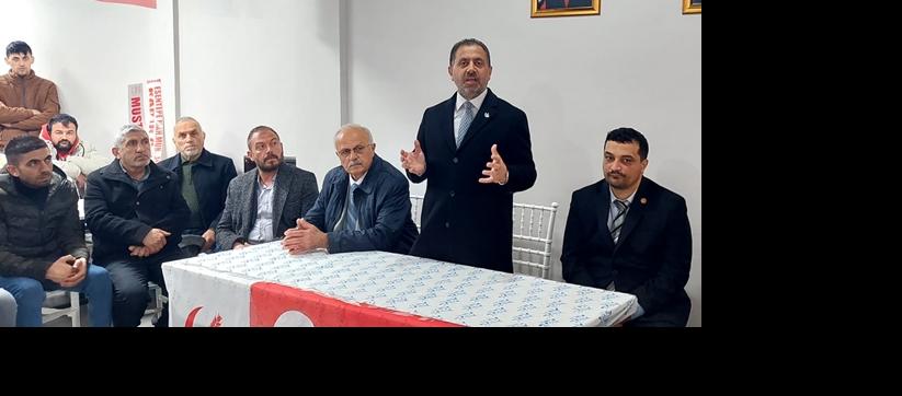 Yeniden Refah Partisi Genel Başkan Yardımcısı Mehmet Kaderli Boyabat ve Durağan’ı Ziyaret Etti