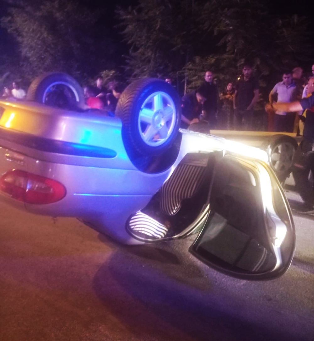 Boyabat Yeni Mahallede Trafik Kazası 2 Yaralı2