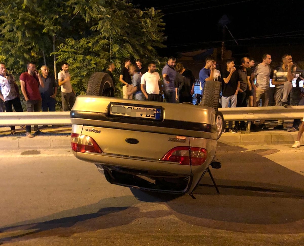 Boyabat Yeni Mahallede Trafik Kazası 2 Yaralı