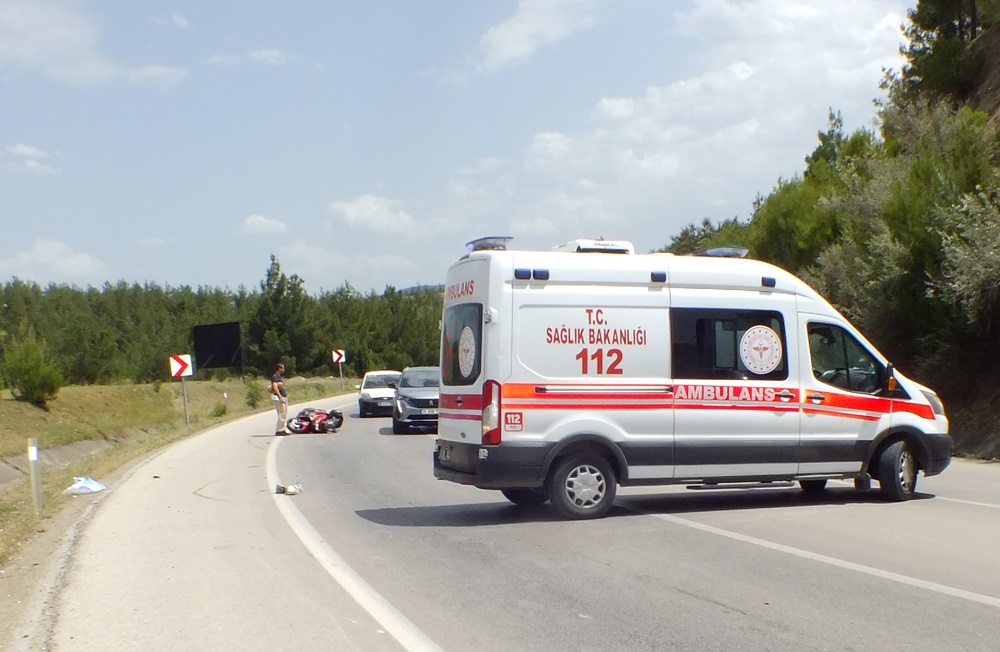 Boyabat'ta Motosiklet Kazası 1 Yaralı22222