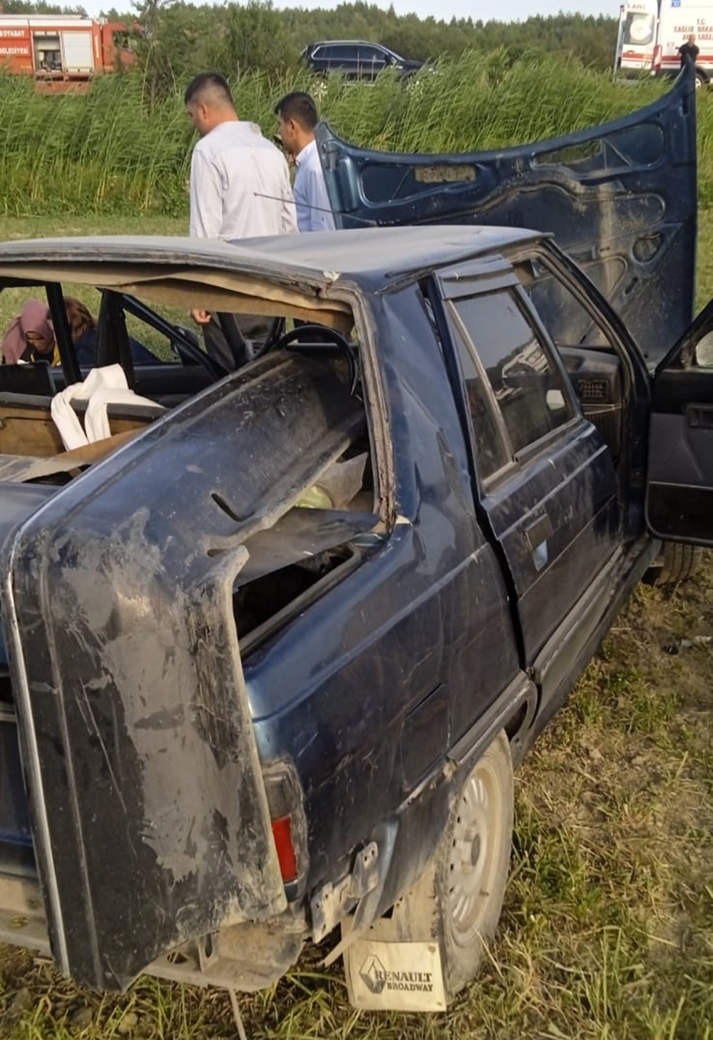 Sinop Boyabat Yolunda Trafik Kazası 4 Yaralı14