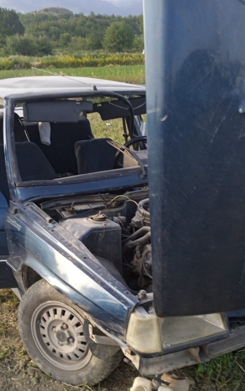 Sinop Boyabat Yolunda Trafik Kazası 4 Yaralı4141