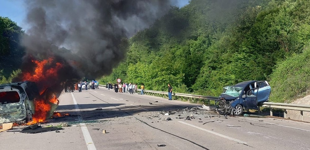 Sinop Boyabat Yolunda Trafik Kazası 4 Ölü