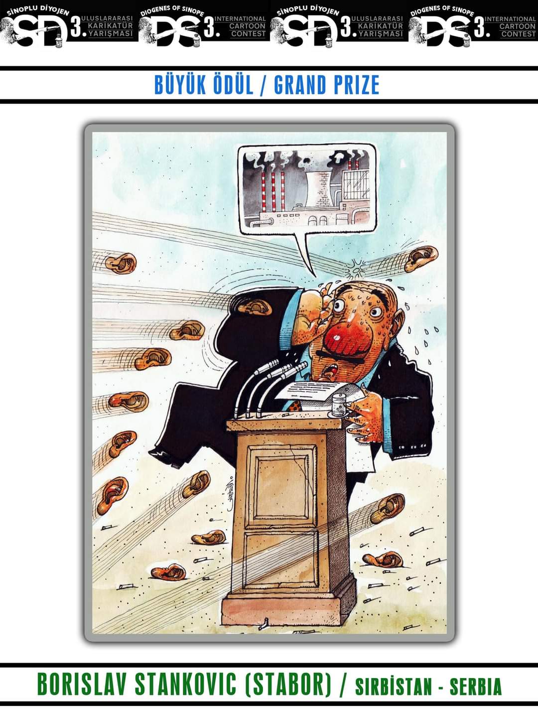 3. ULUSLARARASI KARİKATÜR YARIŞMASI SONUÇLANDI.15