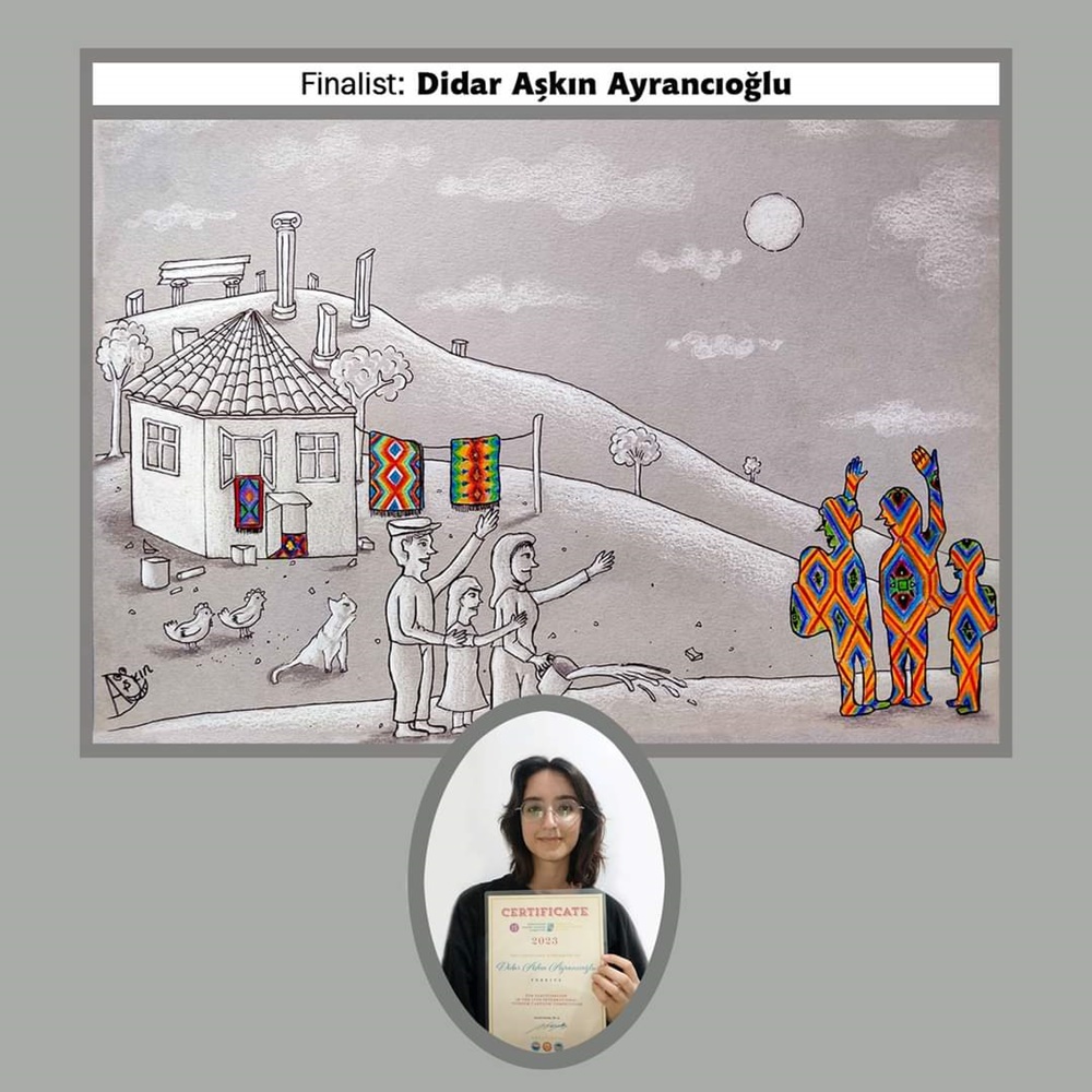 GENÇ KARİKATÜRİSTLERE ULUSLARARASI SERTİFİKA 85