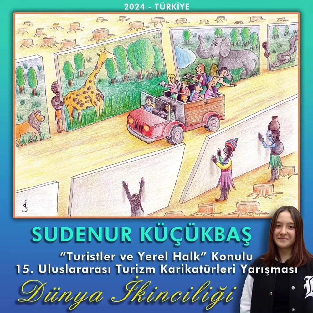 GENÇ KARİKATÜRİSTLERE ULUSLARARASI SERTİFİKA11