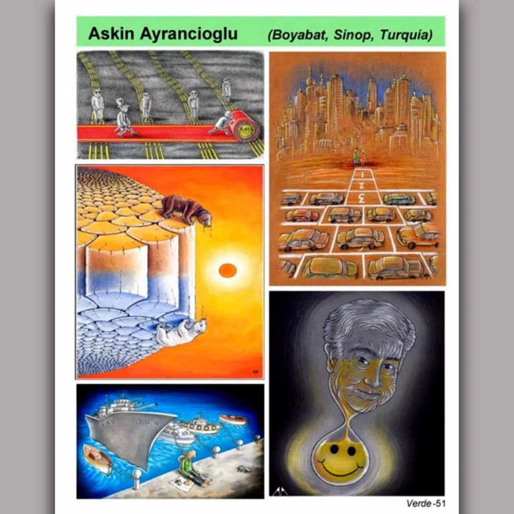 Aşkın Ayrancıoğlu eserleri Arjantin' Panza Verde Dergisinde677