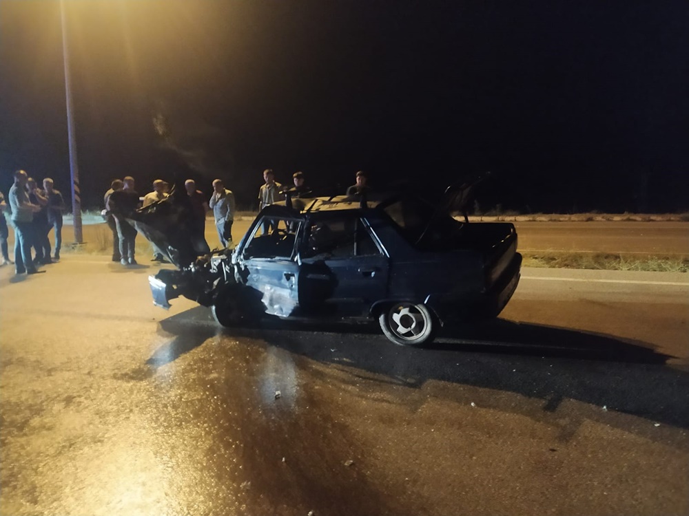 Boyabat Daylı Köyü Mevkii Trafik Kazası 2 Yaralı321