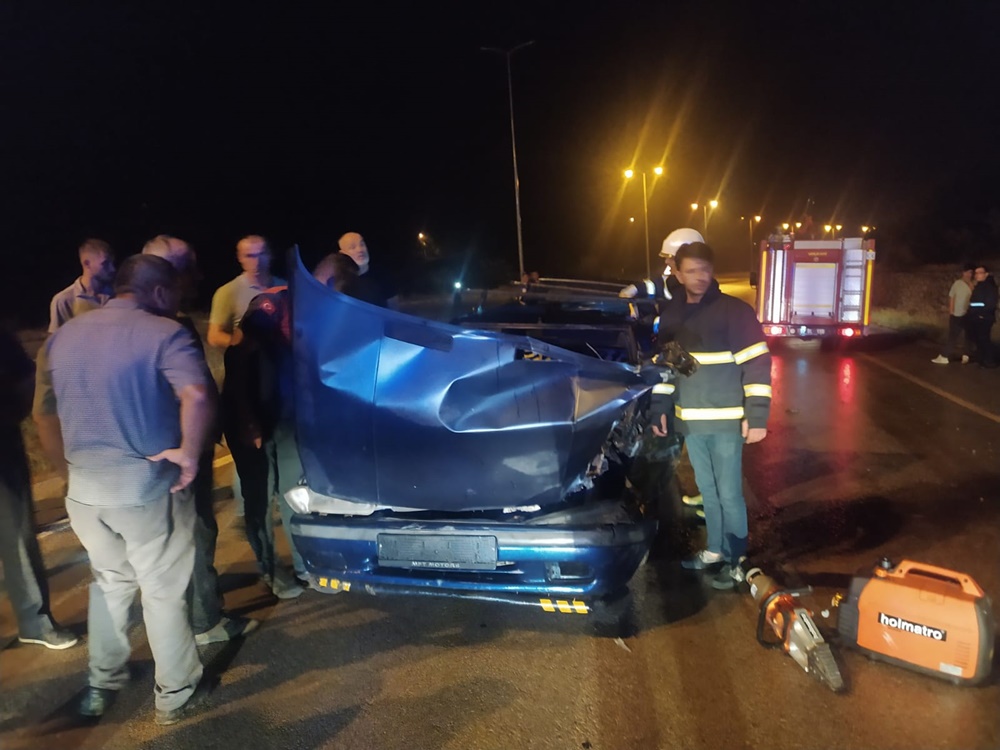 Boyabat Daylı Köyü Mevkii Trafik Kazası 2 Yaralı987