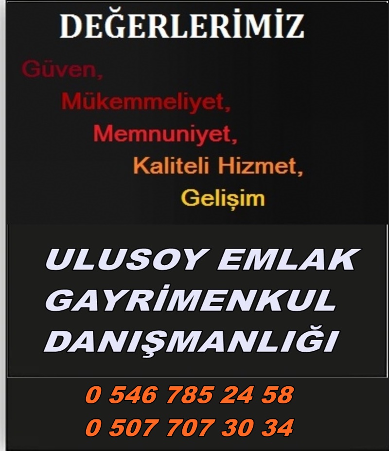 Ev, arsa, tarla, daire, dükkan... Aradığınız her türlü gayrimenkul Boyabat'ta Ulusoy Emlak’ta!8687