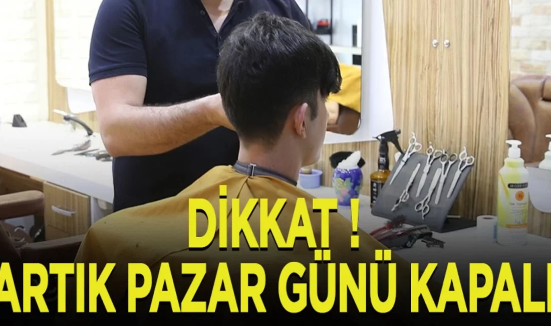 Boyabat'ta Berber ve Kuaförler Haftanın Bir Günü Kapalı. Ticaret Bakanlığı'nın