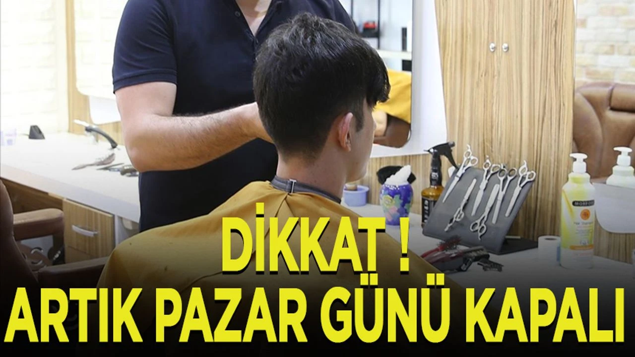 Boyabat'ta Berber ve Kuaförler Haftanın Bir Günü Kapalı. Ticaret Bakanlığı'nın