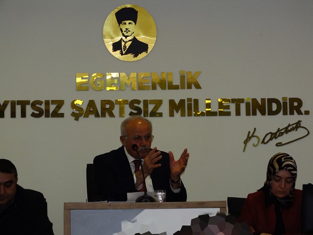 Boyabat Belediye Başkanı Hasan Kara, 2025 şubat ayı meclis toplantısında