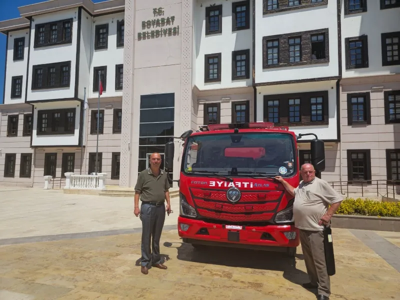 Boyabat Belediyesi'ne Uzun Yıllar Sonra Yeni İtfaiye Aracı Takviyesi!
