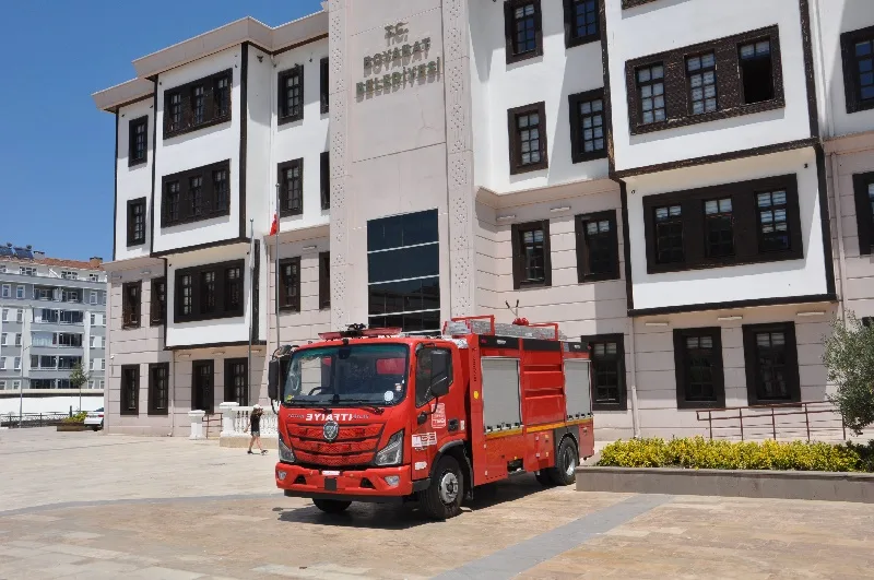 Boyabat Belediyesi'ne Uzun Yıllar Sonra Yeni İtfaiye Aracı Takviyesi!