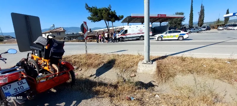  Engelli Sürücü Dönüş Yasağına Uymadı Kanala Düştü!77