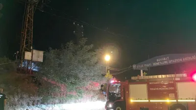 Boyabat'ta Trafo Patlaması Paniğe Neden Oldu: Polis Ekipleri Yangına Anında