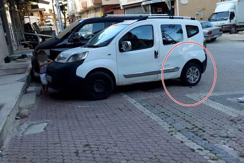 Kediye Çarpmamak İsteyen Minik Çocuk Faciadan Döndü!