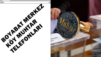 31 Mart 2024 Seçimleri Sonrası Seçim Sonrası Boyabat Merkez ve