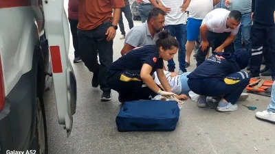 Boyabat Adnan Menderes Bulvarı'nda bugün saat 14.30 sıralarında meydana gelen