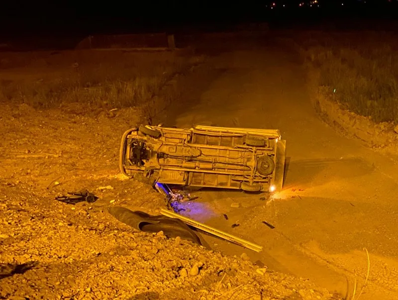 Boyabat'ta Trafik Kazası Kaza Yerinde Tilki Meraklı Bakışları Üzerine Çekti001 
