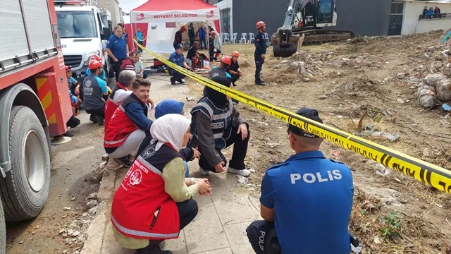 Boyabat'ta Nefes Kesen Deprem Tatbikatı: Gerçeğini Aratmadı!5