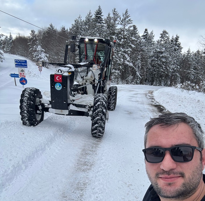boyabat koyleri kar buzlanma krayder yol durumu